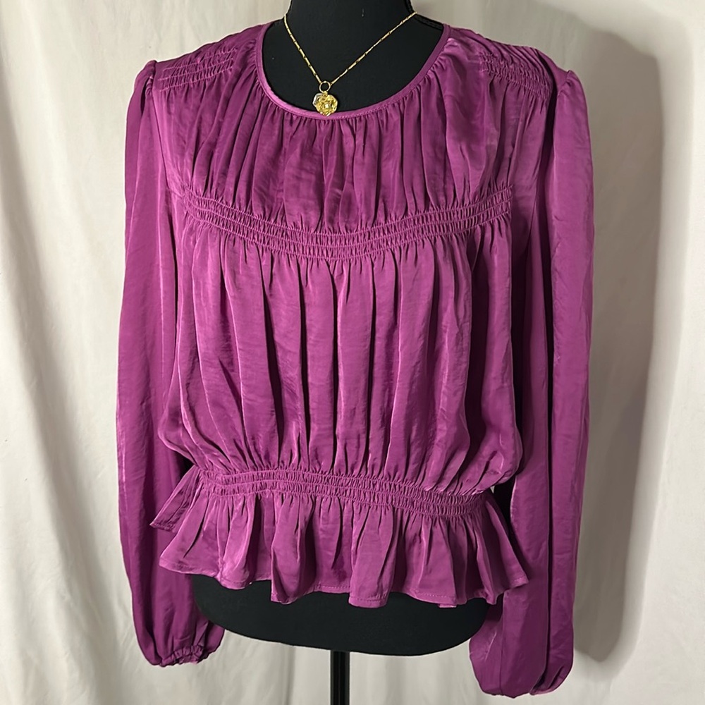 NWT STEVE MADDEN Pyper Top -‎ magenta/purple